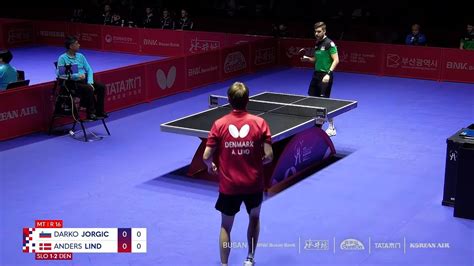 Darko Jorgic Vs Anders Lind Ittf World Team Table Tennis