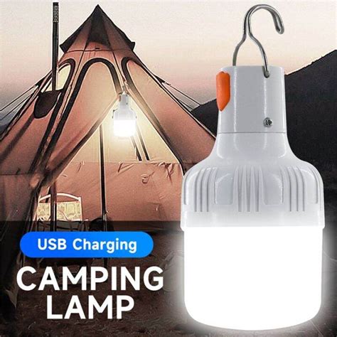 Outdoor Usb Rechargeable Led Lamp Bulbs W Emergency Light Hook Up