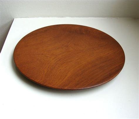 Danish Modern Teak Platter Plate Wiggers Denmark S Etsy Danish