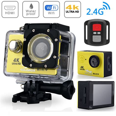 Action Camera Ultra HD 4K WiFi 2 0 170D Underwater Waterproof