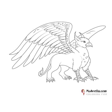 Griffin Coloring Page