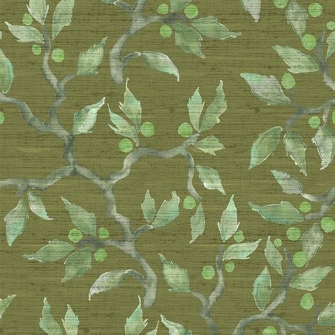 Vesper Wallpaper Olive Wa21033 Voyage Maison Ikon Wallpapers