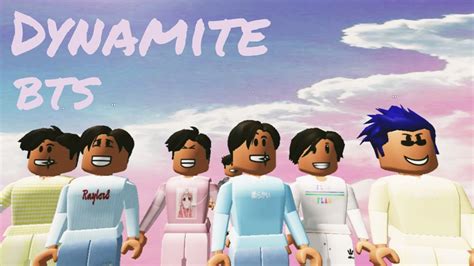 BTS Dynamite Official Roblox Music Video YouTube