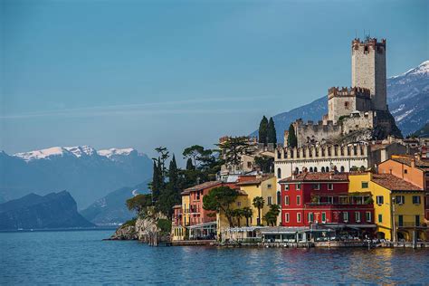 Scaliger Castle Seen From Lake Garda Photograph By Henn Photography