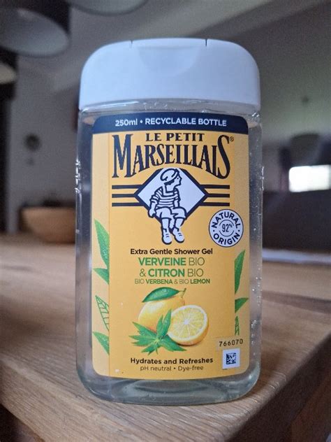 Le Petit Marseillais Gel Douche Extra Doux Verveine Citron Bio