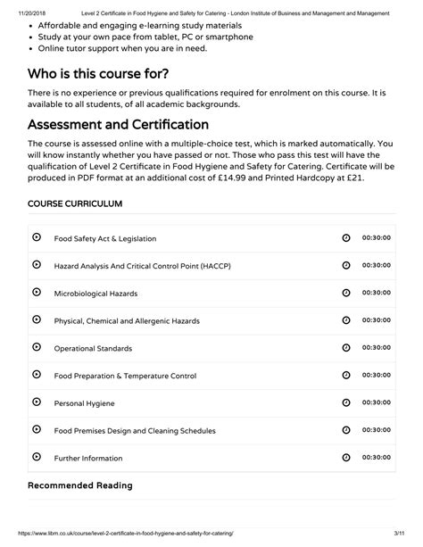 Ppt Level Certificate In Food Hygiene And Safety For Catering