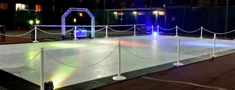 Iceless Ice Skating Rink Rental Synthetic Ice Skating Rink Artificial Ice Ice Skating Ice