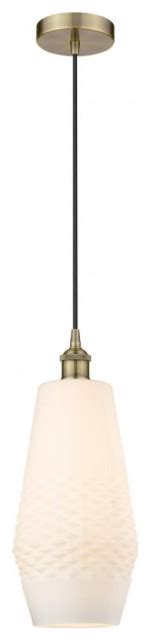 Innovations Windham LED Mini Pendant 616 1P AB G681 7 LED Antique