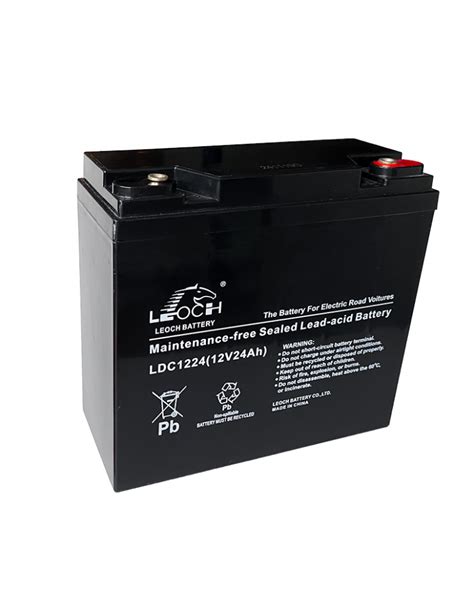 Batterie Leoch LDCL1224 12V 24Ah Batterie 6 DZF 20 Plomb Rechargeable