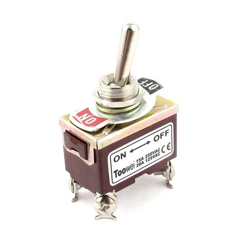 Uxcell Ac125v 20A Ac250v 15A Dpst On Off 2 Positions 4 Pin Latching