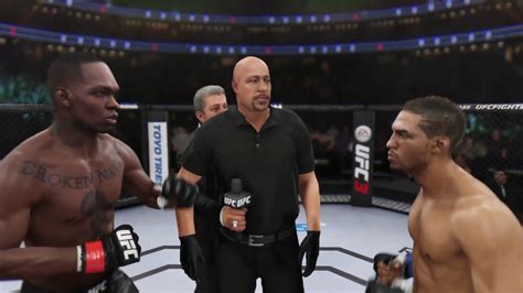 Israel Adesanya Vs Kevin Lee EA Sports UFC 3 CPU Vs CPU YouTube