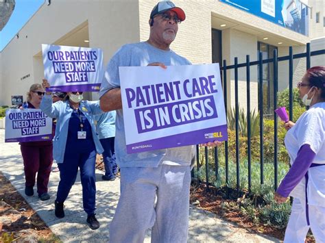 Centinela Hospital workers protest staffing crisis – Daily News