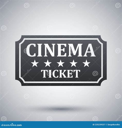 Icono De Entrada De Cine Vectorial Ilustraci N Del Vector Ilustraci N