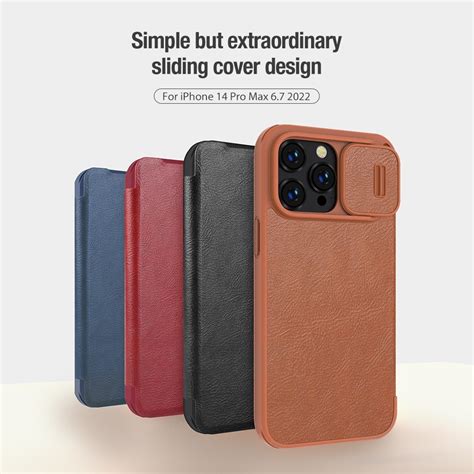 For Iphone Case For Iphone Pro Max Nillkin Qin Leather Case Card