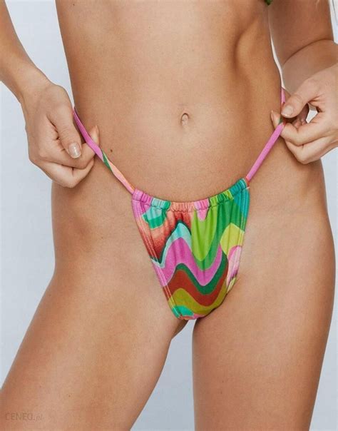 Bikini Wzór 7ST NE4 M Nasty Gal Dół Od Ceny i opinie Ceneo pl