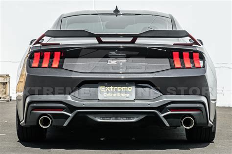 2024 Mustang Carbon Fiber GT Performance Wing Rear Gurney Flap Spoiler