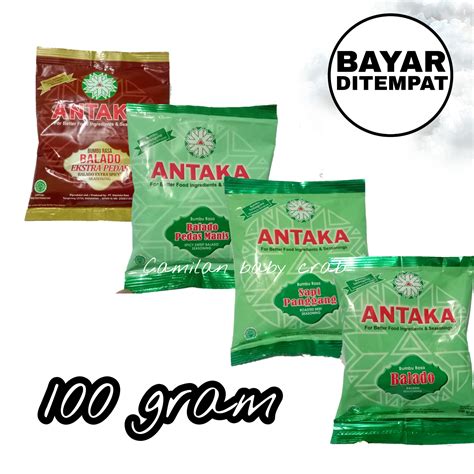 Bumbu Penyedap ANTAKA Bumbu Tabur Praktis Kemasan 10 Sachet 100gr Per