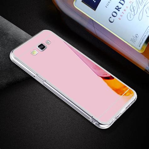 Cheap Ultra Thin Soft Silicone Tpu Plating Mirror Back Cover Case For