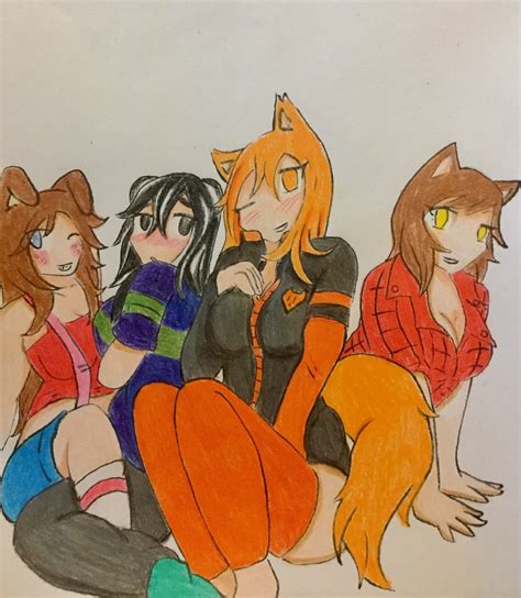 Some Of Foxys Top Waifus All Together