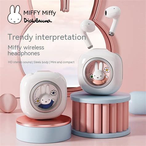 2024 New Miffy Bluetooth Headset True Wireless Cartoon Space Capsule