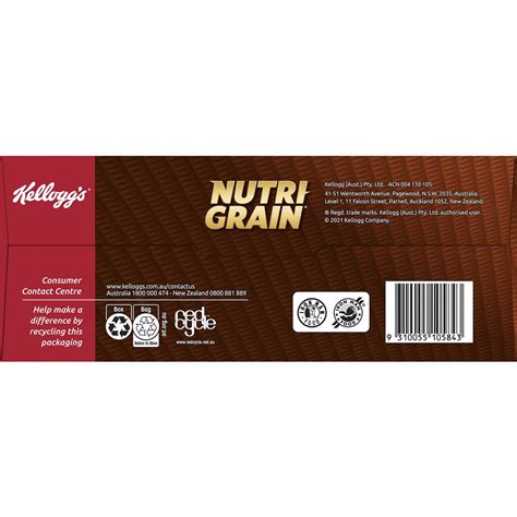 Kellogg S Nutri Grain Protein Breakfast Cereal G Woolworths