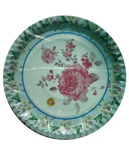 Round Printed Duplex Paper Plate Size Inch At Rs Piece In