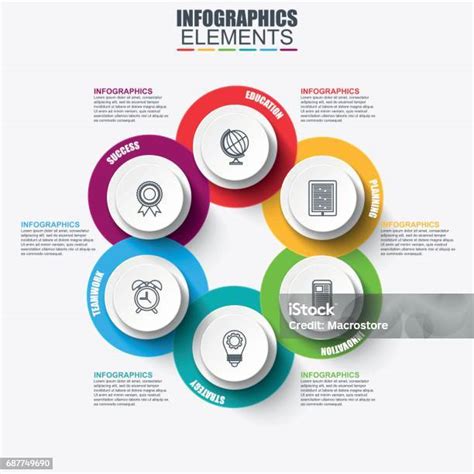 desain vektor visualisasi data infografis ilustrasi stok  gambar