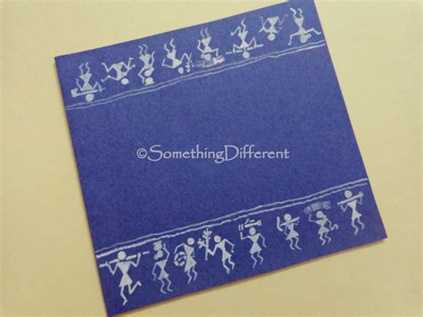 Greeting Card Warli Warli Paintings Greeting Cards Greetings