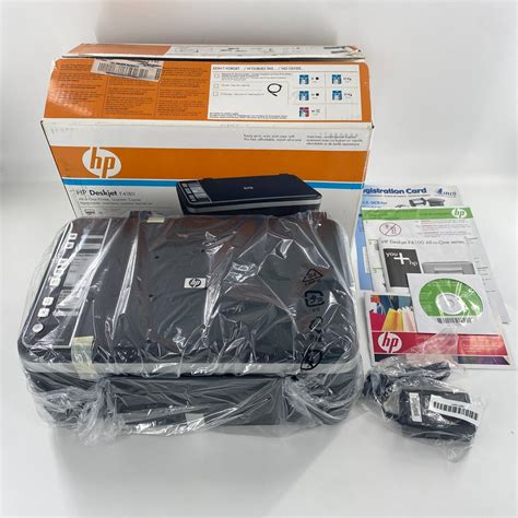 NEW HP Deskjet F4180 All In One Inkjet Printer Scanner Copier W Ink