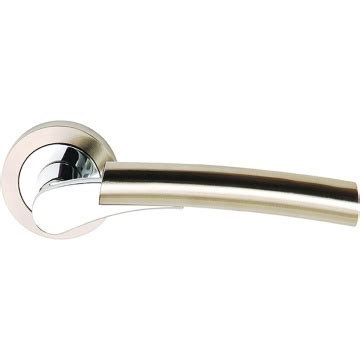 Ultimo Lever Door Handles Satin Nickel Polished Chrome Selco