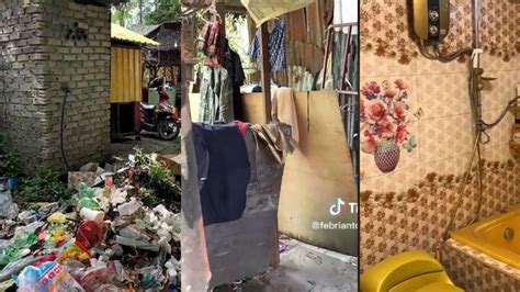 Berlapis Emas Viral Rumah Dari Luar Kumuh Penuh Sampah Pintu