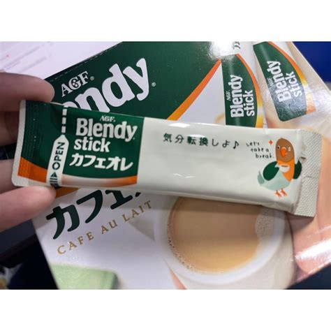 AGF BLENDY STICK CAFE AU LAIT 1 STICK ONLY Shopee Philippines