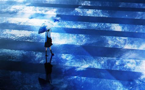 1920x1200 Anime Girl Umbrella Walking 5k 1080p Resolution Hd 4k