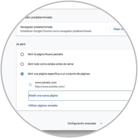 Configurar Nueva Pesta A Chrome Solvetic