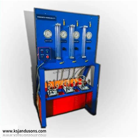 Mild Steel Ksj Concrete Permeability Apparatus V V Optional At