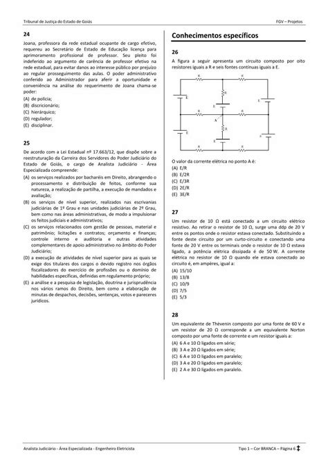 Pdf Prova Escrita Objetiva E Discursiva N Vel Superior Controle