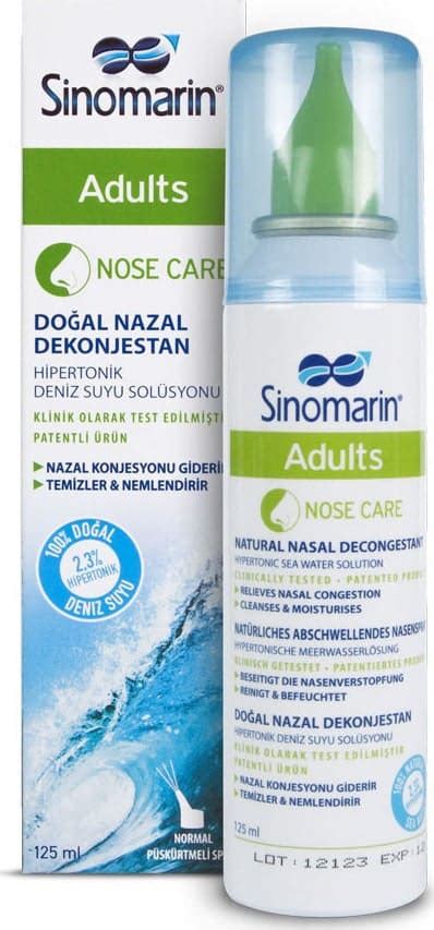 Sinomarin Nasal Spray Ενηλίκων 125 ml Medipharmacy Η Δική σου