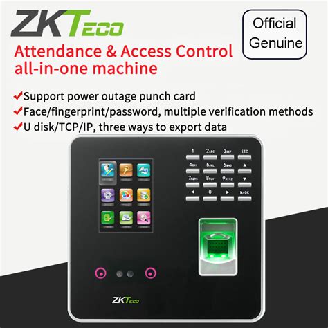 Zkteco Zk Attendance And Access Control All In One Machine Face