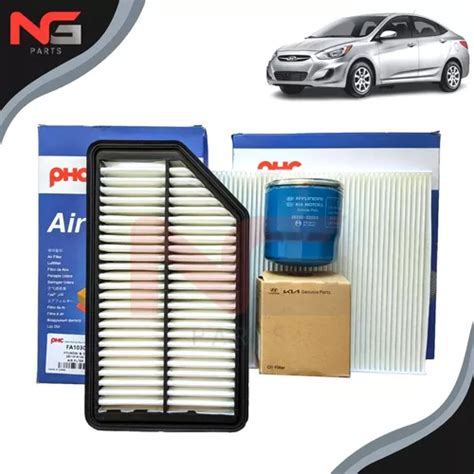 Kit Filtros Mantenci N Para Hyundai Accent Rb