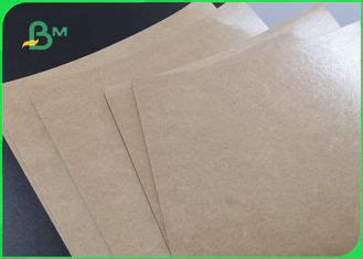 Gsm G Pe Coated Brown Kraft Paper For Fried Food Waterproof And