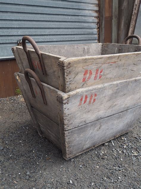 Vintage French Champagne Crates Rivet Vintage Shop And Gallery From