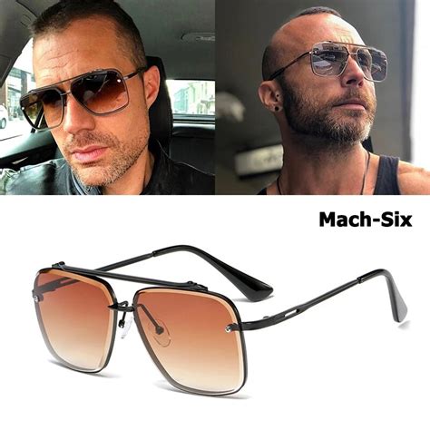 Jackjad 2021 Fashion Classic Mach Six Style Gradient Sunglasses Cool