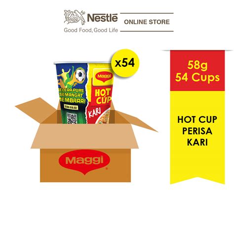 Maggi Hot Cup Curry World Cup Edition Cups X G Carton