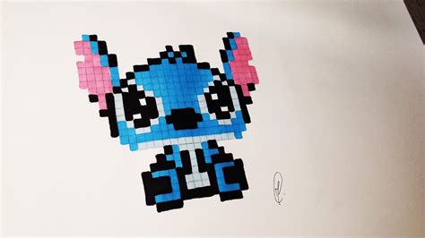 Stitch Minecraft Pixel Art