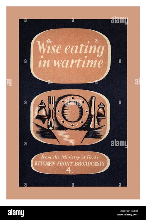 Livre De Cuisine En Temps De Guerre Ww2 Banque De Photographies Et D