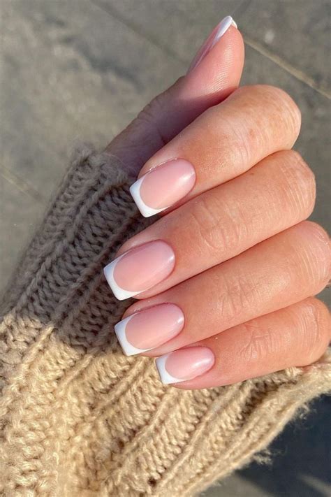 Pin On Short Nail Designs Short Square Acrylic Nails White Tip Acrylic