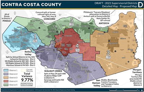 Contra Costa Supervisors Vote 5 0 To Finalize 2021 Redistricting Map Contra Costa Herald