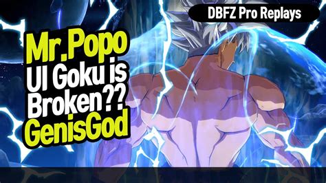 Dbfz Mr Popo Vs Genisgod Ui Goku Is Broken Dbfz Pro Replays