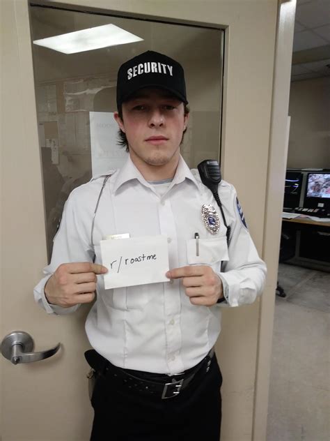 I am top flight security. Roast me please! : r/RoastMe