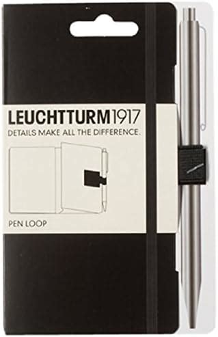 Leuchtturm 1917 Pen Loop Black Pack Of 3 Amazon Co Uk Stationery